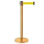 Имидж-стойка BarrierBelt® 02 с желтой вытяжной лентой 2,5 метра