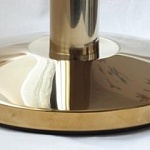 Основание полуконус диаметром 260 мм с золотым колпаком
