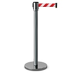 Имидж-стойка BarrierBelt® 07 с красно-белой лентой 5 метров