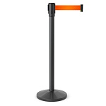 Имидж-стойка BarrierBelt® Lite 05 с оранжевой вытяжной лентой 2,5 метра