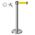 Имидж-стойка BarrierBelt® 587 Professional  с желтой лентой 5 метров