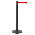 Имидж-стойка BarrierBelt® Lite 05 с красной вытяжной лентой 2,5 метра