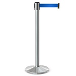 Имидж-стойка BarrierBelt® 03 с синей лентой 3,65 метра